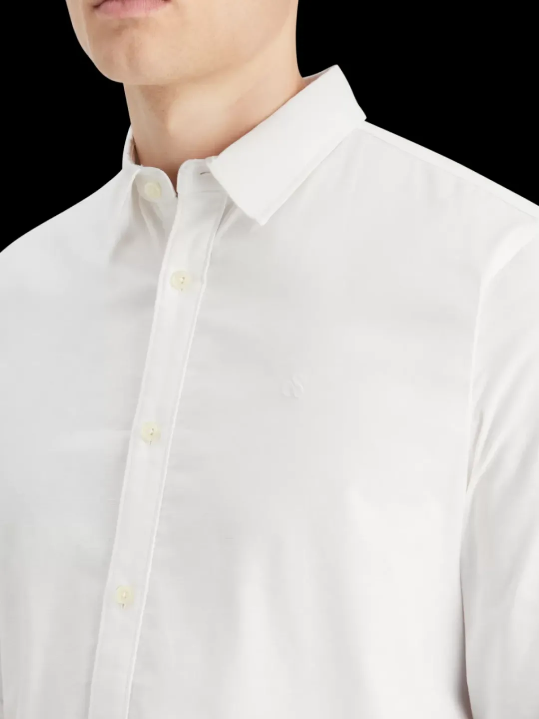 Best Scotch & Soda Essential Regular fit Oxford solid shirt