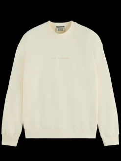 Outlet Scotch & Soda Essential Relaxed fit logo sweatshirt
