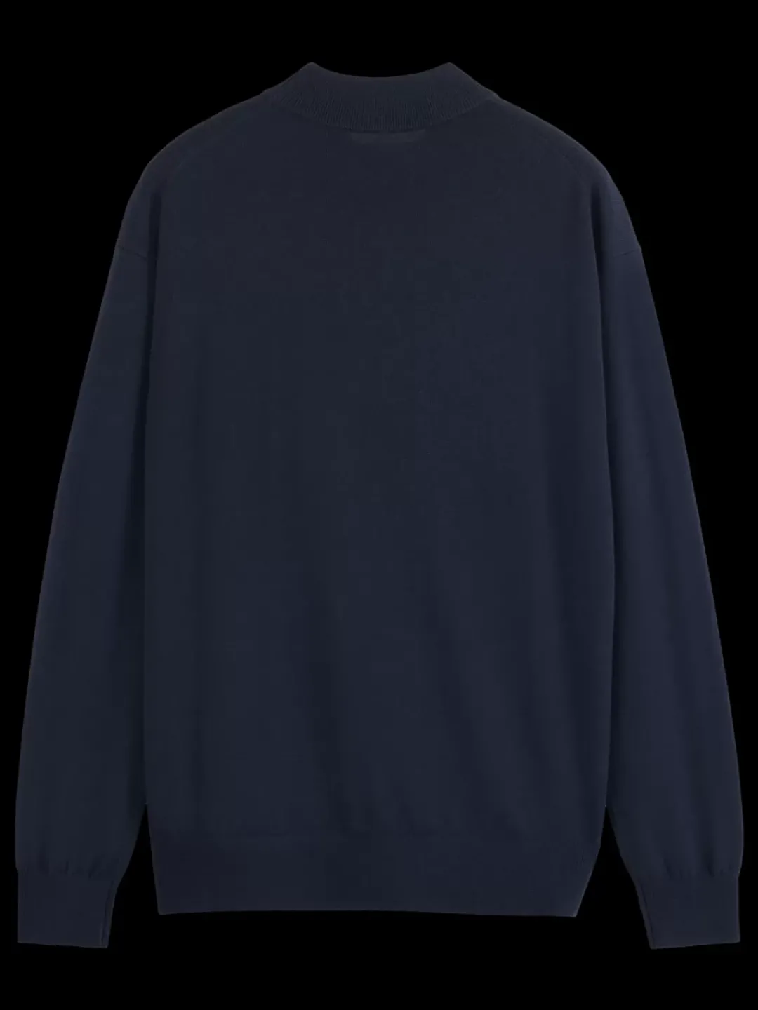 Outlet Scotch & Soda Essential Relaxed fit wool blend mock neck sweater