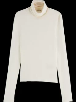 Clearance Scotch & Soda Essential ROLL UP NECK LONG SLEEVE T-SHIRT