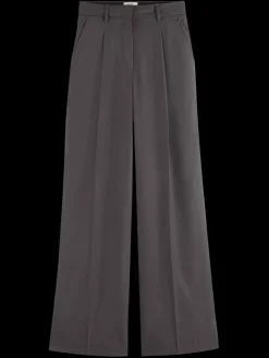 Clearance Scotch & Soda Essential ROSE TAILORED PANT CharcoalMelange