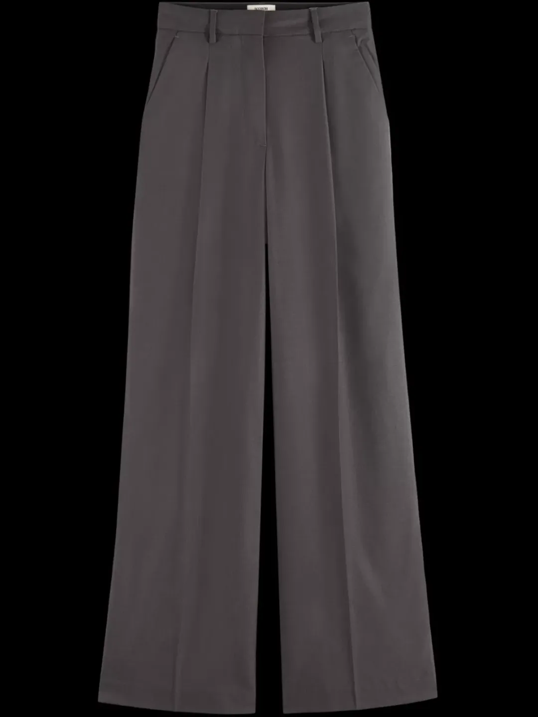 Clearance Scotch & Soda Essential ROSE TAILORED PANT CharcoalMelange