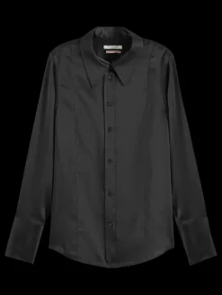 Online Scotch & Soda Essential SATIN SHIRT