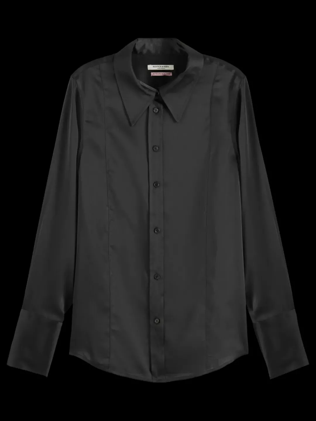 Online Scotch & Soda Essential SATIN SHIRT