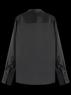 Online Scotch & Soda Essential SATIN SHIRT