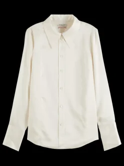 Online Scotch & Soda Essential SATIN SHIRT