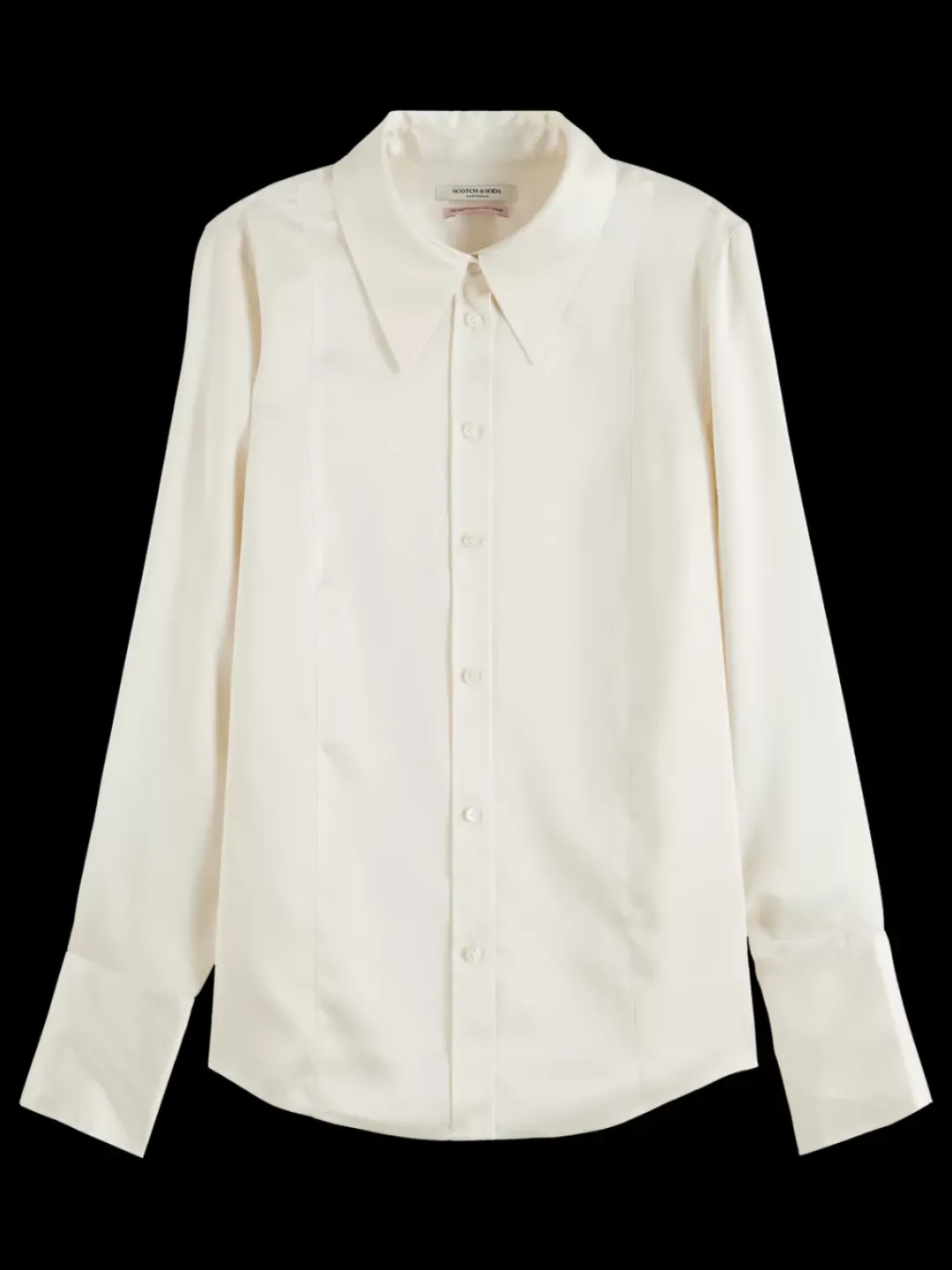 Online Scotch & Soda Essential SATIN SHIRT