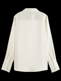 Online Scotch & Soda Essential SATIN SHIRT
