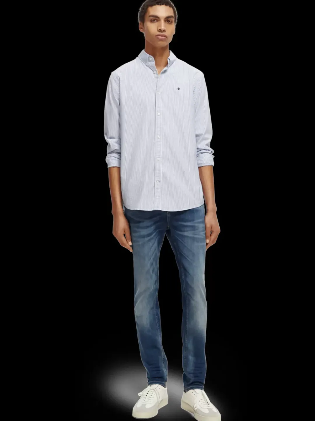 Hot Scotch & Soda Essential Skim skinny jeans - cloud of smoke CloudOfSmoke