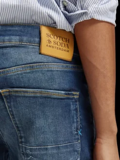 Hot Scotch & Soda Essential Skim skinny jeans - cloud of smoke CloudOfSmoke
