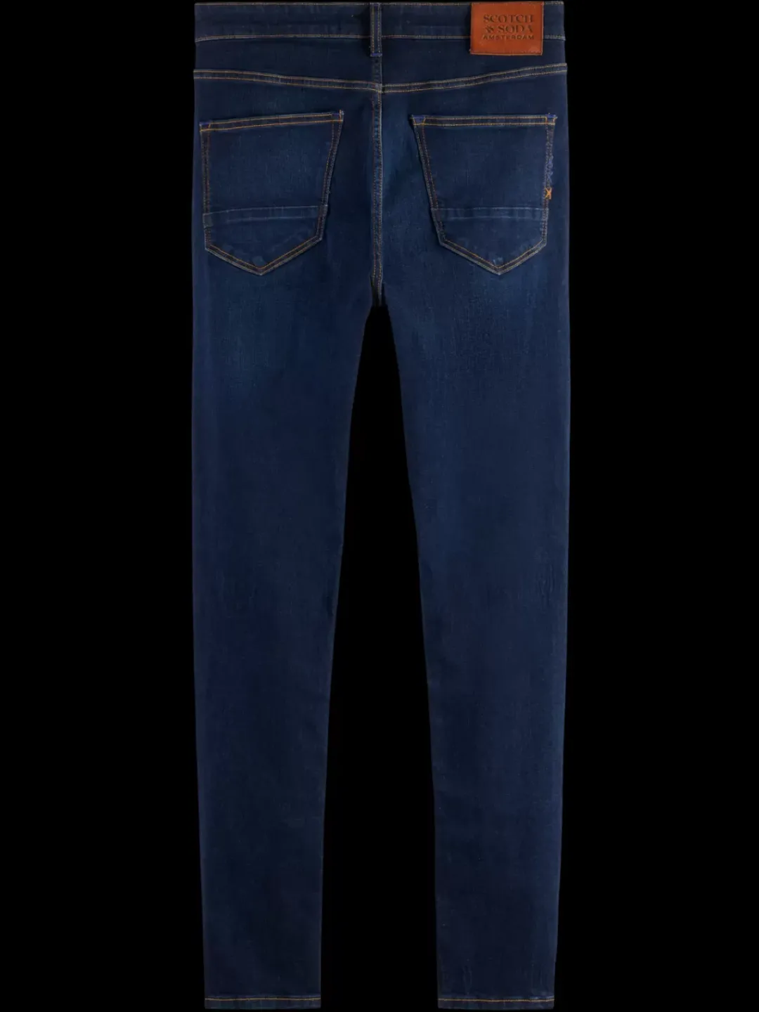Discount Scotch & Soda Essential SKIM SKINNY JEANS BEATEN BLUE BeatenBlue