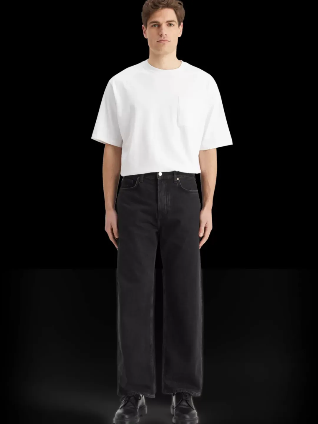 Outlet Scotch & Soda Essential The pitch loose fit jeans - Black Buzz BlackBuzz