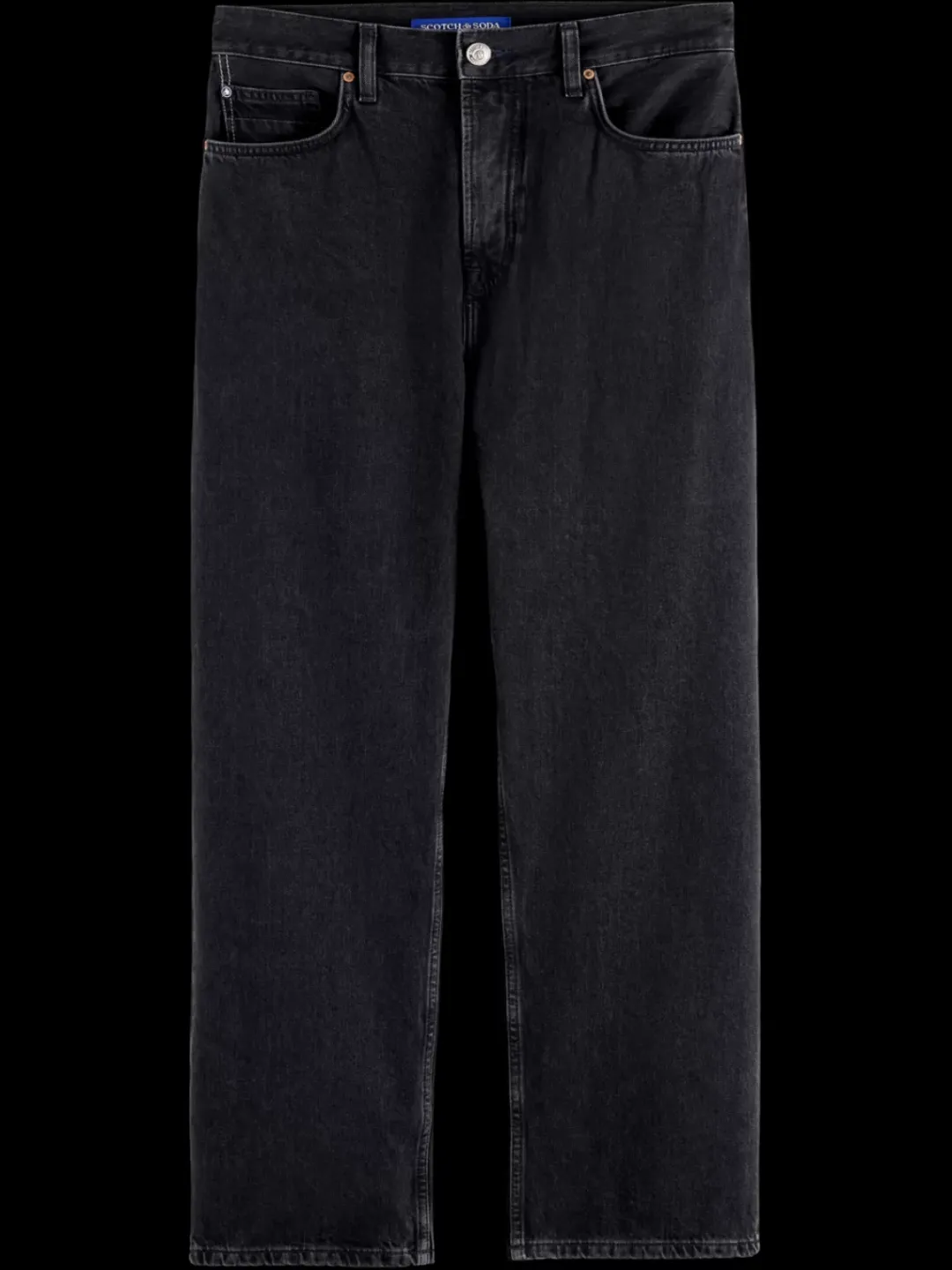 Outlet Scotch & Soda Essential The pitch loose fit jeans - Black Buzz BlackBuzz
