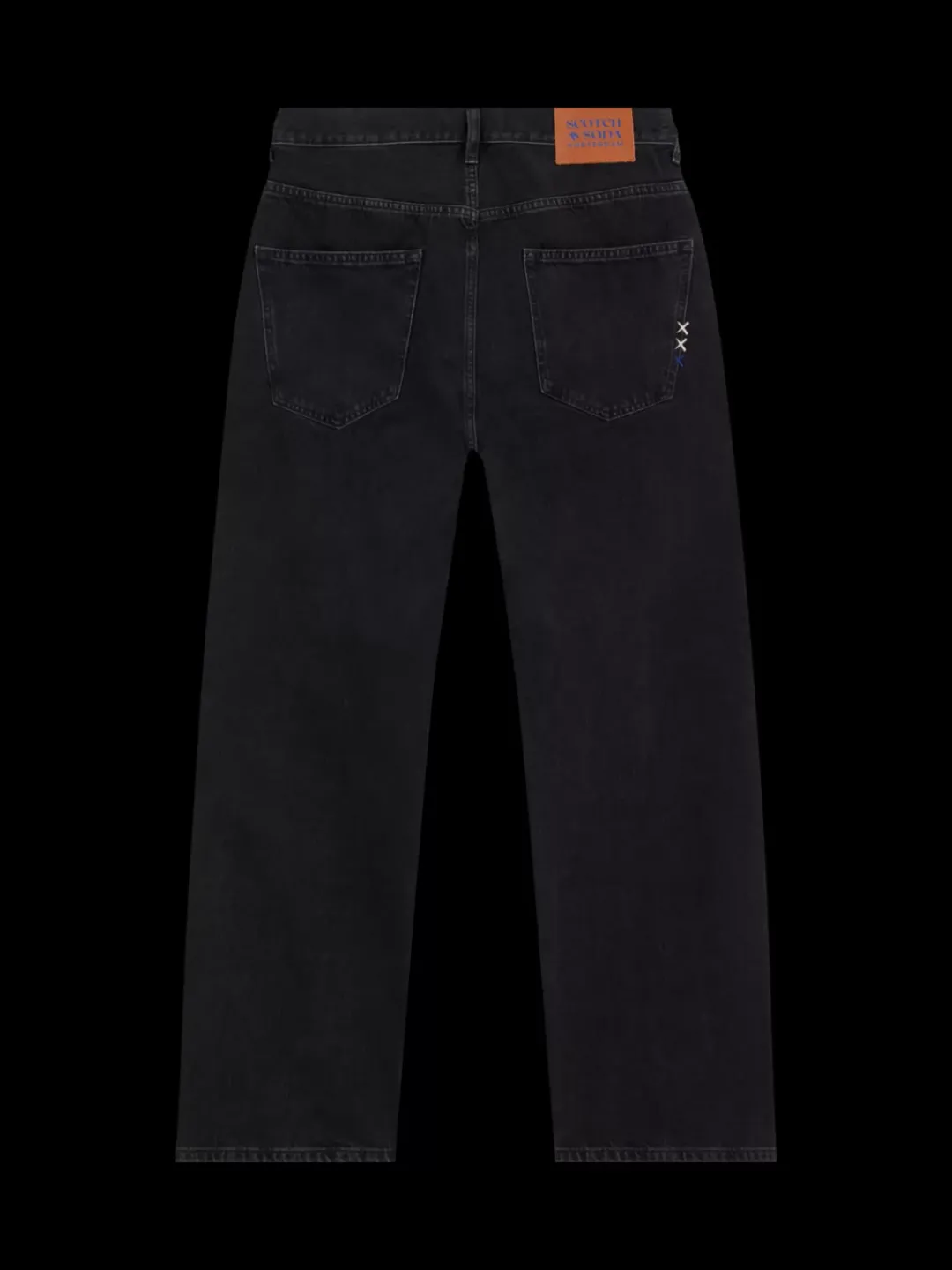 Outlet Scotch & Soda Essential The pitch loose fit jeans - Black Buzz BlackBuzz