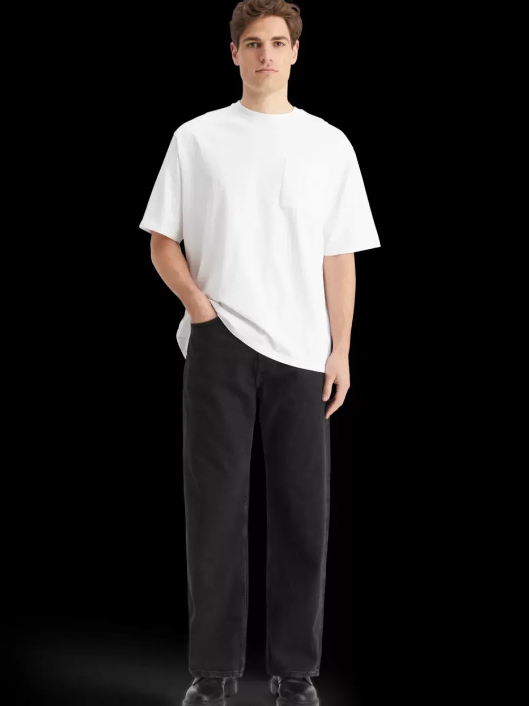 Outlet Scotch & Soda Essential The pitch loose fit jeans - Black Buzz BlackBuzz