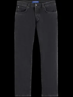 Best Scotch & Soda Essential THE ZEE STRAIGHT JEANS CITY BLACK CityBlack