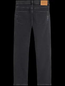 Best Scotch & Soda Essential THE ZEE STRAIGHT JEANS CITY BLACK CityBlack
