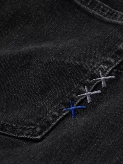 Best Scotch & Soda Essential THE ZEE STRAIGHT JEANS CITY BLACK CityBlack
