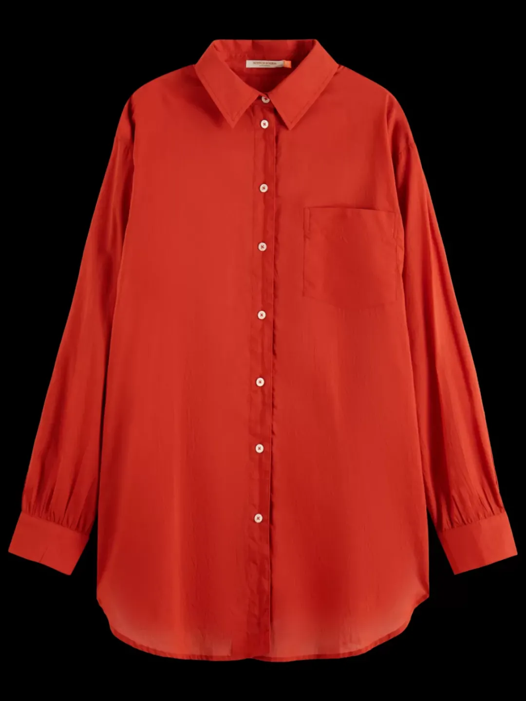 Best Scotch & Soda EXTRA OVERSIZED SHIRT RusticCoral