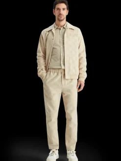 New Scotch & Soda Fave - check-patterned corduroy jogger Parchment