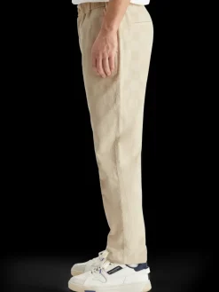 New Scotch & Soda Fave - check-patterned corduroy jogger Parchment