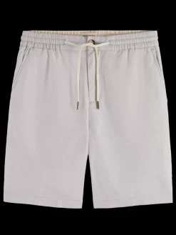 Fashion Scotch & Soda Fave- cotton/linen twill bermuda