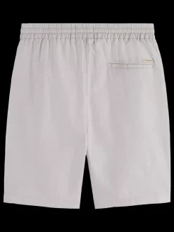 Fashion Scotch & Soda Fave- cotton/linen twill bermuda