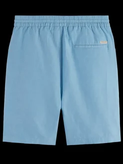 Fashion Scotch & Soda Fave- cotton/linen twill bermuda