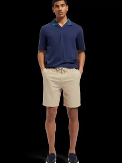 Fashion Scotch & Soda Fave- cotton/linen twill bermuda