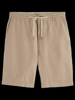 Fashion Scotch & Soda Fave- cotton/linen twill bermuda