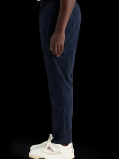 Clearance Scotch & Soda Finch -space-dye pinstripe jogger NightBluePinstripe