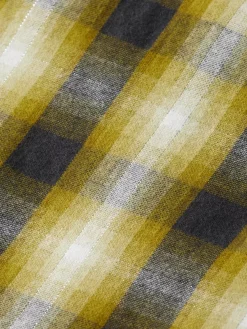New Scotch & Soda FLANNEL MINI WRAP DRESS OliveCheck