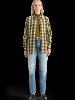 Online Scotch & Soda FLANNEL SHIRT OliveCheck