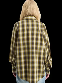 Online Scotch & Soda FLANNEL SHIRT OliveCheck