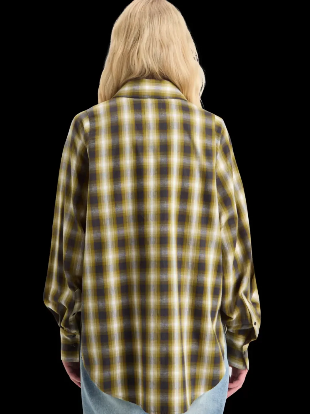 Online Scotch & Soda FLANNEL SHIRT OliveCheck