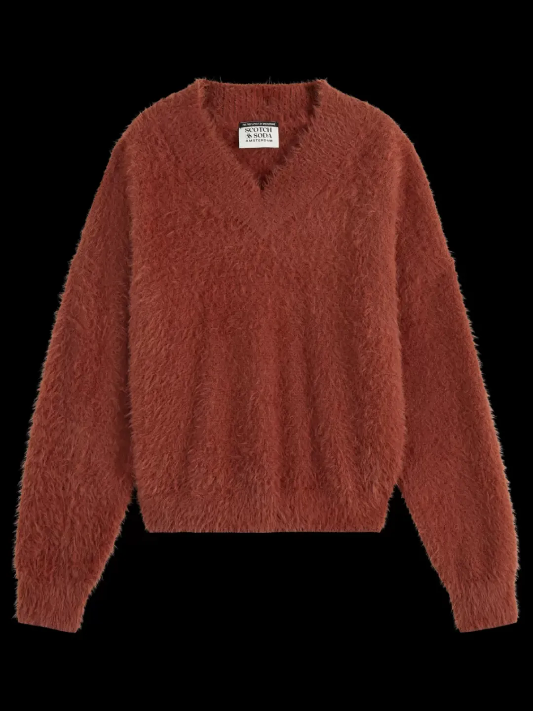 Clearance Scotch & Soda FLUFFY V-NECK RELAXED PULLOVER