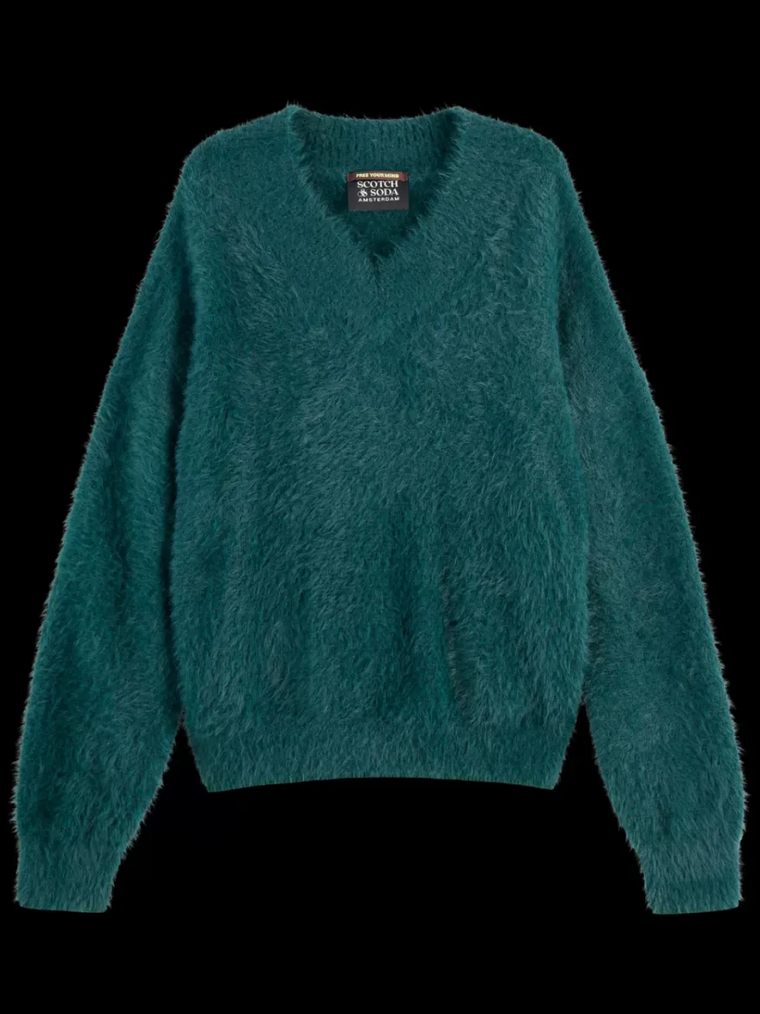 Clearance Scotch & Soda FLUFFY V-NECK RELAXED PULLOVER