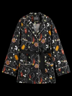Sale Scotch & Soda FREE MIND PRINTED PYJAMA BLAZER FreeMind