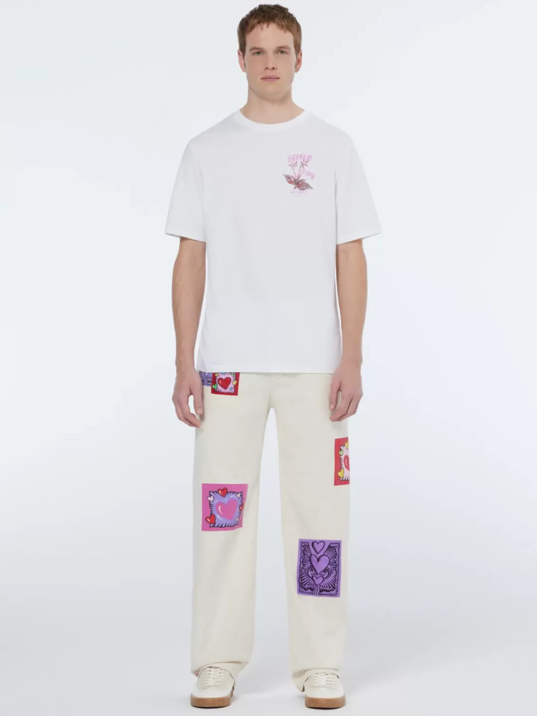 Best Scotch & Soda Front and back artwork t-shirt