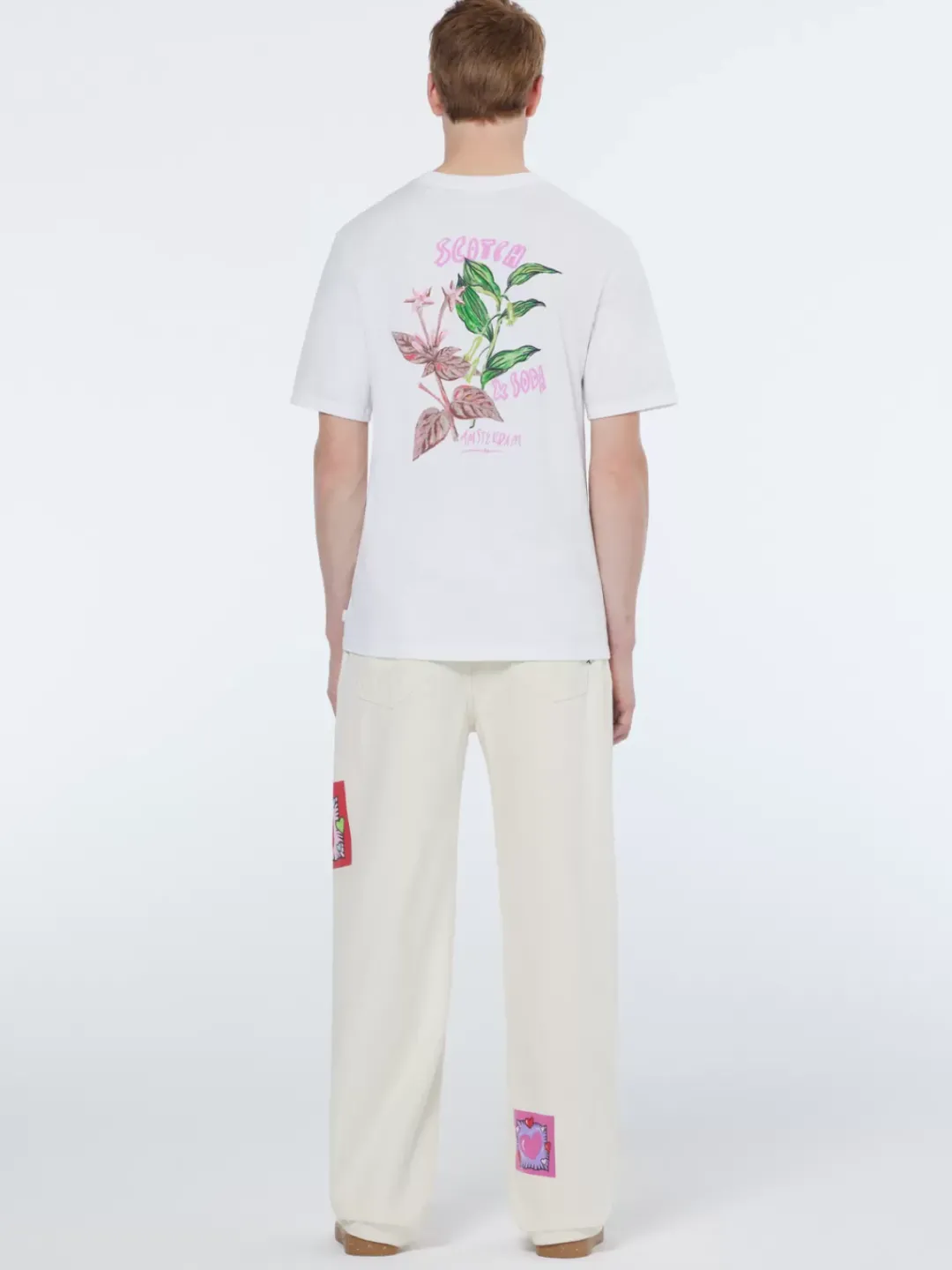 Best Scotch & Soda Front and back artwork t-shirt