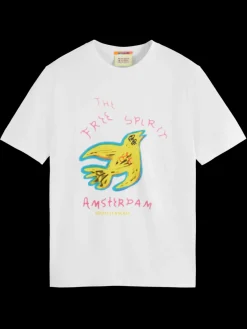 Discount Scotch & Soda Front artwork t-shirt