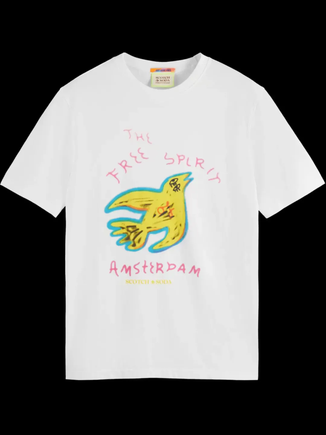 Discount Scotch & Soda Front artwork t-shirt
