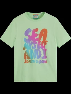 Discount Scotch & Soda Front artwork t-shirt