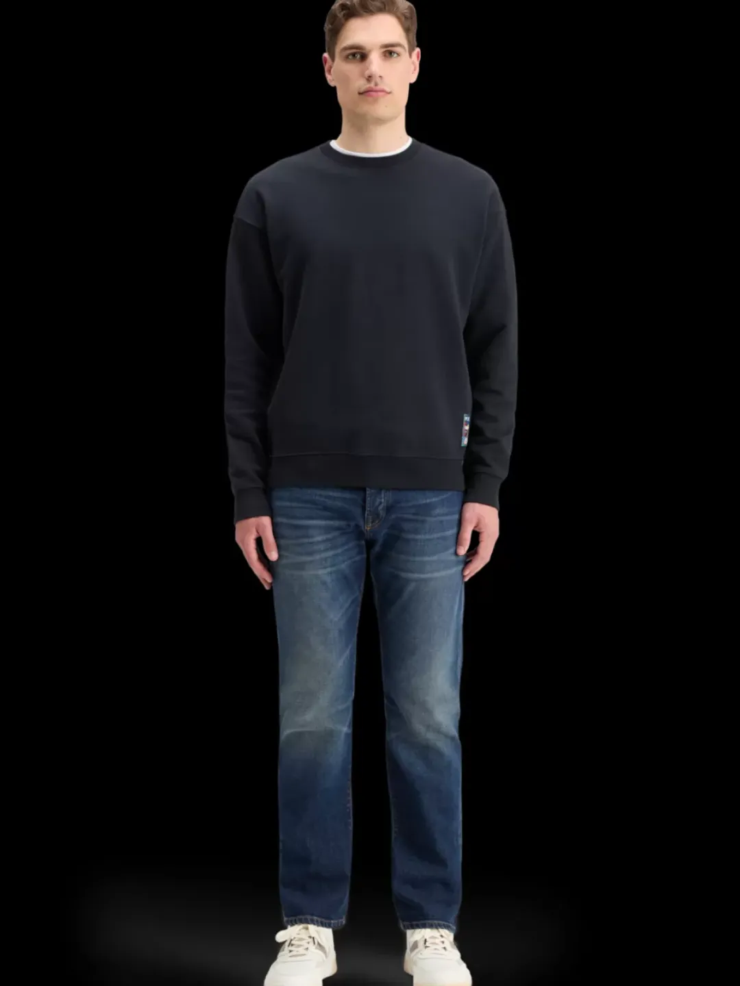 Outlet Scotch & Soda FRONT BACK ARTWORK SWEATSHIRT