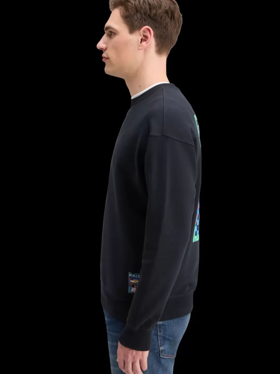 Outlet Scotch & Soda FRONT BACK ARTWORK SWEATSHIRT