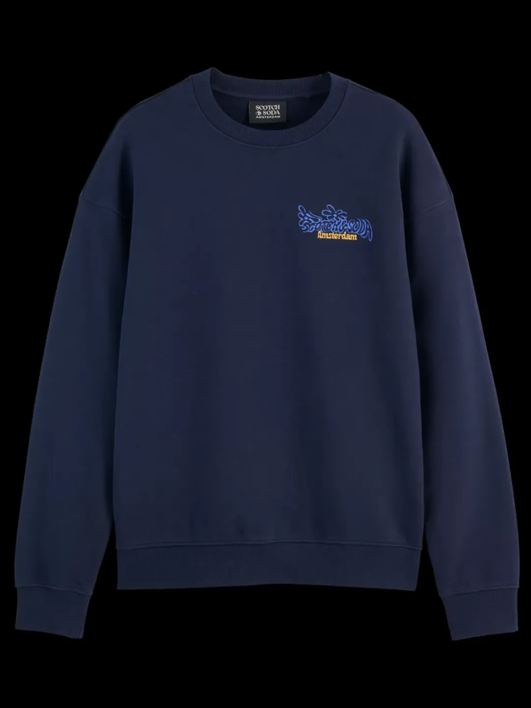 Outlet Scotch & Soda FRONT BACK ARTWORK SWEATSHIRT