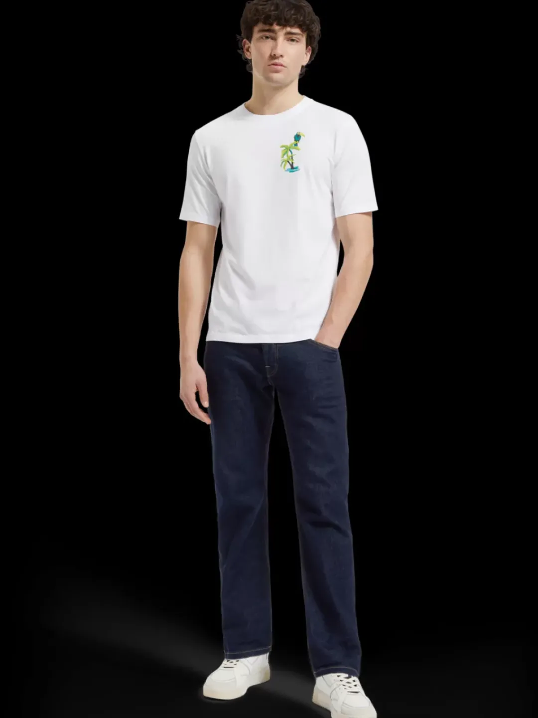 Fashion Scotch & Soda Front back artwork t-shirt