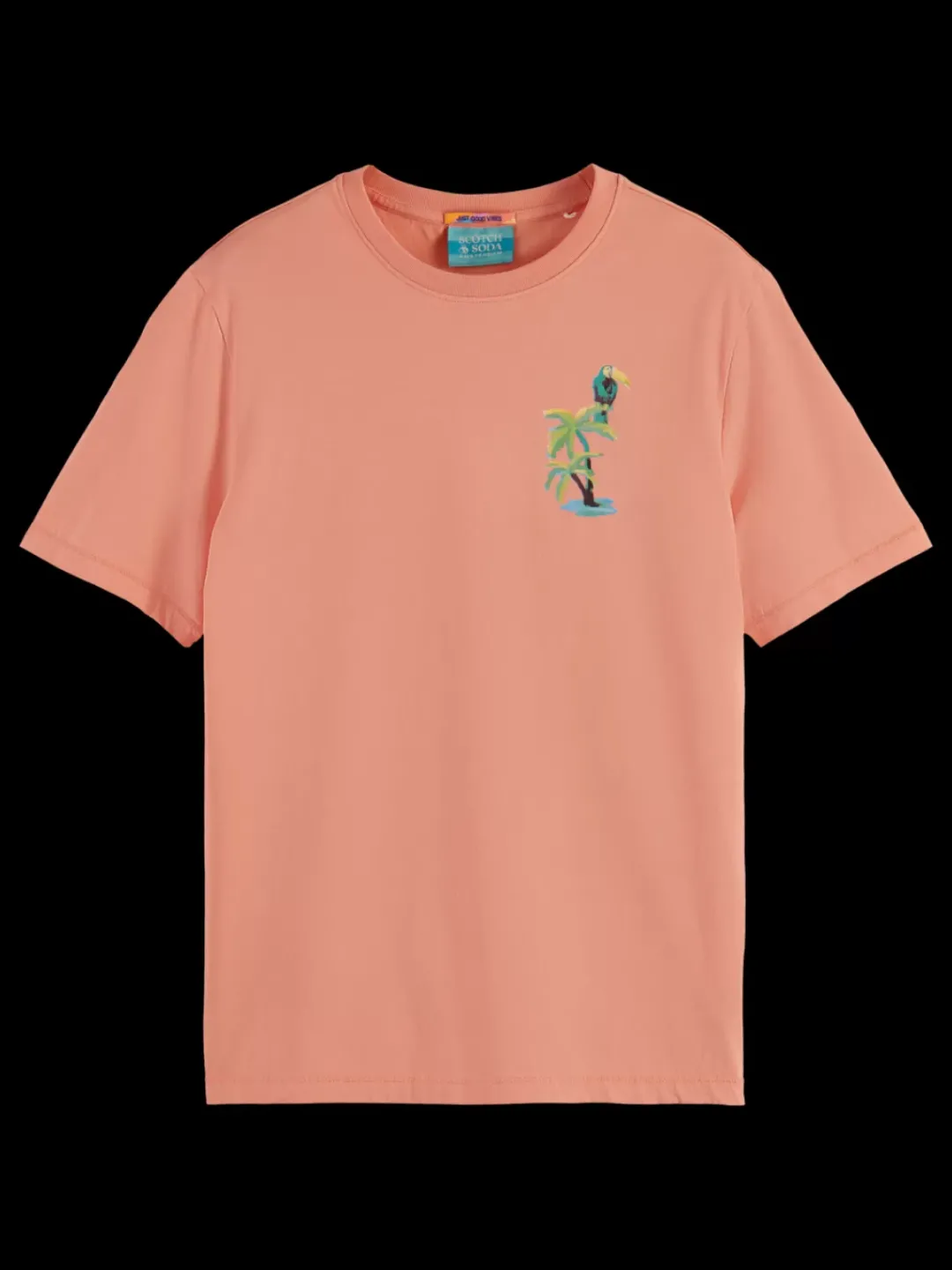 Fashion Scotch & Soda Front back artwork t-shirt