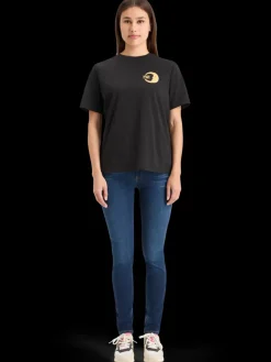 Hot Scotch & Soda FRONT BACK FESTIVE ARTWORK RELAXED FIT T-SHIRT EveningBlack
