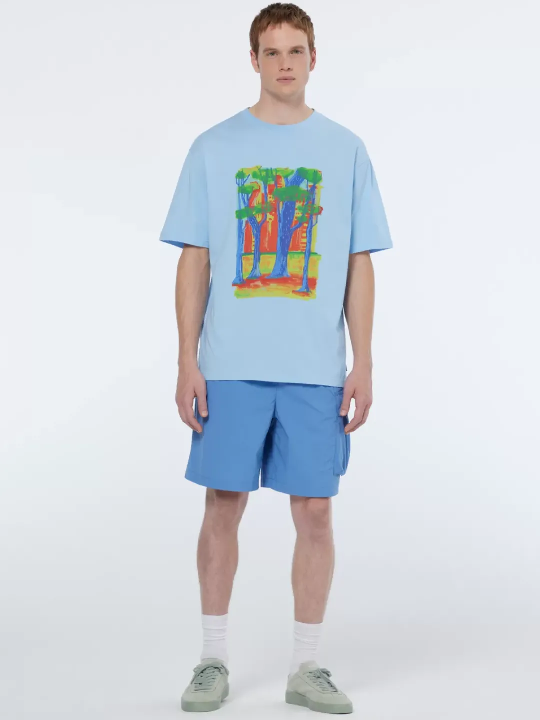 New Scotch & Soda Front chest artwork relaxed fit t-shirt